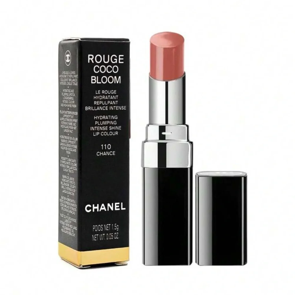 CHANEL Rouge Coco Bloom Lipstick — Chance 110 Peach Pink